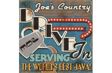 Image of iCanvas Diners and Drive Ins IV by Pela Studio Canvas Print, Multi, 37x37x0.75 WAC2194-1PC3-37x37