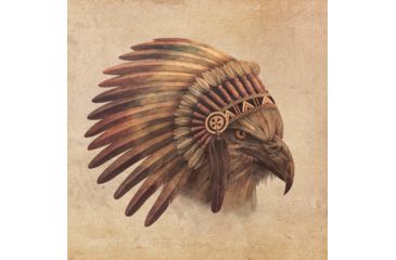 Image of iCanvas Eagle Chief #2 by Terry Fan Canvas Print, Multi, 37x37x0.75 TFN55-1PC3-37x37