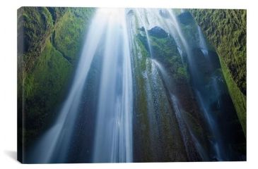 Image of iCanvas Gljufrafoss, Seljaland, Sudurland, Iceland by Gareth McCormack Canvas Print, Multi, 12 x 18 GAR46-1PC3-18x12