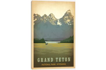Image of iCanvas Grand Teton National Park, Wyoming by Anderson Design Group Canvas Print, Multi, 40x26x0.75 ADG75-1PC3-40x26