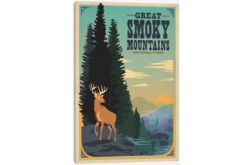 Image of iCanvas Great Smokey Mountains ll by Anderson Design Group Canvas Print, Multi, 40x26x0.75 ADG73-1PC3-40x26