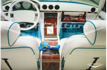 Image of iCanvas 'Hollywood Boudoir' - Mercedes-Benz 560'sL Dashboard by Car Culture Canvas Print, Multi, 18x12 CCU41-1PC3-18x12