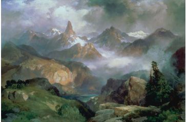 Image of iCanvas Index Peak, Yellowstone National Park, 1914 By Thomas Moran Canvas Print, Multi, 26x40x0.75 BMN4665-1PC3-40x26