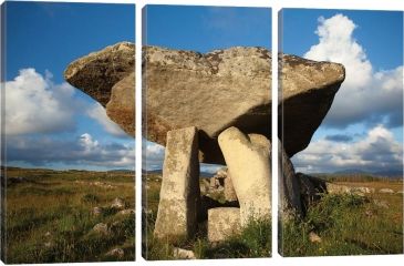 Image of iCanvas Kilcooney Dolmen I, County Donegal, Ulster Province, Republic Of Ireland by Gareth McCormack Canvas Print, Multi, 40 x 60 GAR51-3PC3-60x40