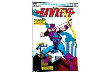 Image of iCanvas Marvel Comic Book Hawkeye Issue Cover No.1 by Marvel Comics Canvas Print, 26 x 18 MRV20-1PC3-26x18
