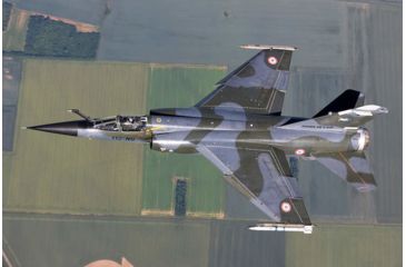 Image of iCanvas Mirage F1CR Of The French Air Force Over France by Stocktrek Images Canvas Print, Multi, 18x12 TRK259-1PC3-18x12