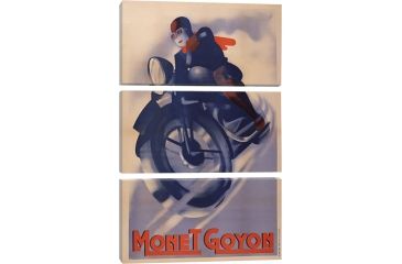 Image of iCanvas Monet Goyon - Vintage Ad Poster Artist Canvas Print, 60 x 40 5326-3PC3-60x40