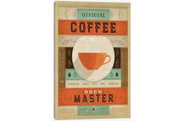 Image of iCanvas Official Brew Master by Anderson Design Group Canvas Print, Multi, 40x26x0.75 ADG266-1PC3-40x26