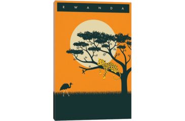Image of iCanvas Rwanda by Jazzberry Blue Canvas,26x18, 26 x 18 JBL66-1PC3-26x18