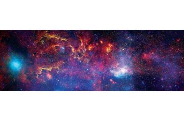 Image of iCanvas The Central Region Of The Milky Way Galaxy by Stocktrek Images Canvas Print, Multi, 36x12 TRK1714-1PC3-36x12