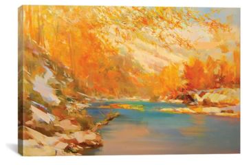 Image of iCanvas The Sudden Cold by Yuri Pysar Canvas Print, Multi, 18x26x0.75 YPR195-1PC3-26x18