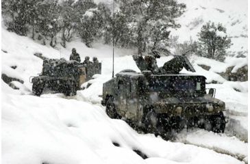 Image of iCanvas US Marines Conducting A Mounted Patrol In Khowst-Gardez Pass by Stocktrek Images Canvas Print, Multi, 18x12 TRK1029-1PC3-18x12
