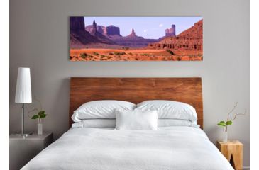 Image of iCanvas View To Northwest From 1st Marker In The Valley, Monument Valley, Arizona, USA, Multi, 48x16x0.75 3P PIM727-3PC3-48x16