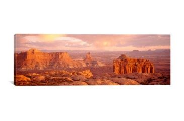 Image of iCanvas Rock formations on a landscape, Canyonlands National Park, Utah, USA, Multi, 36x12x0.75 PIM2258-1PC3-36x12