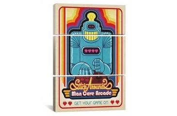 Image of iCanvas Video Arcade by Anderson Design Group Print, Multi, 60x40x0.75, 3P ADG271-3PC3-60x40