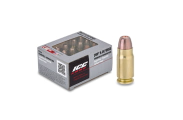 Image of ICC Ammo .357 SIG 100 Grain Frangible Hollow Point Brass Pistol Ammo, 50 Rounds, 357-100XHP-B