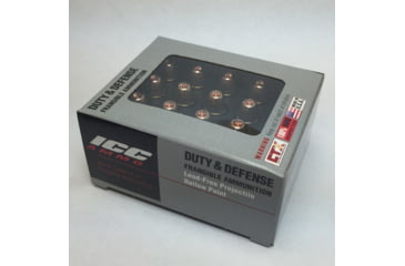 Image of ICC Ammo .380 ACP 75 Grain Frangible Hollow Point Brass Pistol Ammo, 20 Rounds, 380-075XHP20