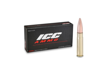 Image of ICC Ammo Gold Elite .300 BLK 140 Grain Frangible JOTM Brass Rifle Ammo, 20 Rounds, 300BLK-140JOT-B