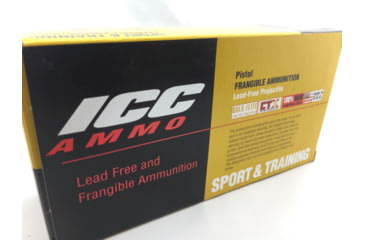 Image of ICC Ammo Gold Elite .308 WIN 125 Grain Frangible Round Nose Brass Pistol Ammunition, 20 Rounds, 308-125PTR-B