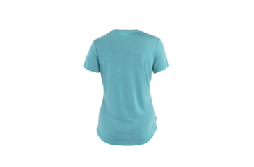 Image of Icebreaker 125 Cool-Lite Sphere II Short Sleeve Tee Peak T-Shirt - Womens, Flux Green Heather, Small, IB0A56SP873S