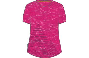 Image of Icebreaker 125 Cool-Lite Sphere II Short Sleeve Tee Peak T-Shirt - Women's, Tempo Heather, Extra Small, IB0A56SP943XS