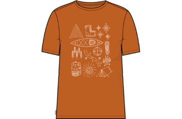 Image of Icebreaker 150 Tech Lite II Short Sleeve Camp Essentials T-Shirt - Men's, Earth, Extra Small, IB0A56RA865XS
