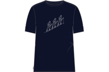Image of Icebreaker 150 Tech Lite II Short Sleeve Natural Ski Tour T-Shirt - Men's, Midnight Navy, 2XL, IB0A56RE401XXL