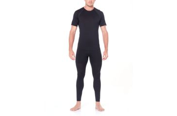 Image of Icebreaker 150 Zone Leggings, Black/Mineral, Extra Large, 104334-001-XL