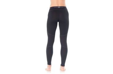 Image of Icebreaker 150 Zone Leggings - Womens, Black/Mineral, Extra Small, 104334-001-XS