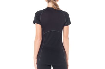 Image of Icebreaker 150 Zone Short Sleeve Crewe, Black/Mineral, Extra Large, 104330-001-XL