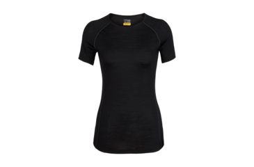 Image of Icebreaker 150 Zone Short Sleeve Crewe, Black/Mineral, Extra Large, 104330-001-XL