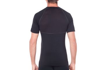 Image of Icebreaker 150 Zone SS Crewe, Black/Mineral, 2XL, 104346-001-XXL