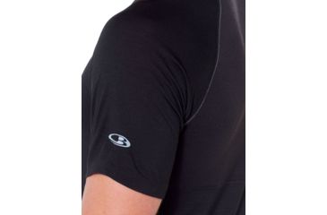 Image of Icebreaker 150 Zone SS Crewe, Black/Mineral, 2XL, 104346-001-XXL