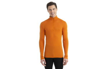 Image of Icebreaker 175 Everyday Long Sleeve Half Zip Thermal Top - Mens, Earth, Medium, IB104484865M