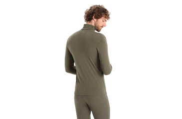 Image of Icebreaker 175 Everyday Long Sleeve Half Zip Thermal Top - Mens, Loden, Large, IB104484069L