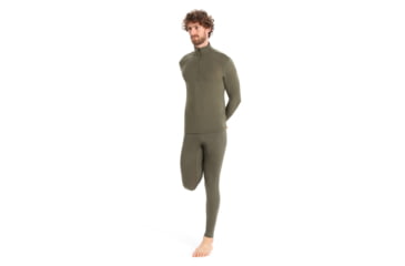 Image of Icebreaker 175 Everyday Long Sleeve Half Zip Thermal Top - Mens, Loden, Large, IB104484069L