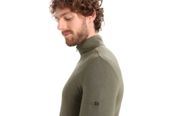 Image of Icebreaker 175 Everyday Long Sleeve Half Zip Thermal Top - Mens, Loden, Large, IB104484069L