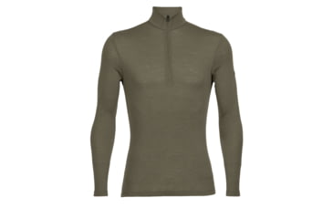Image of Icebreaker 175 Everyday Long Sleeve Half Zip Thermal Top - Men's, Loden, Large, IB104484069L