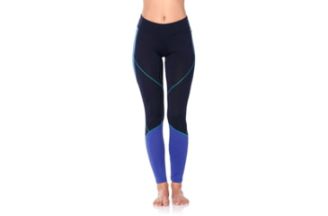 Image of Icebreaker 200 Oasis Deluxe Leggings - Womens, Midnight Navy/Mystic, Small, 104386B03S