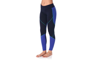 Image of Icebreaker 200 Oasis Deluxe Leggings - Womens, Midnight Navy/Mystic, Small, 104386B03S