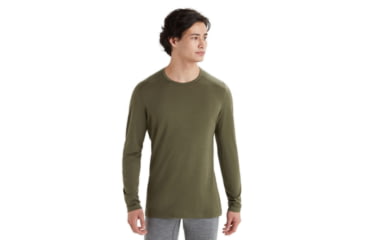 Image of Icebreaker 200 Oasis Long Sleeve Crewe - Mens, Loden, 2XL, IB104365069XXL
