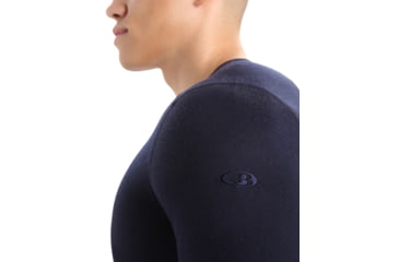 Image of Icebreaker 200 Oasis Long Sleeve Crewe - Mens, Midnight Navy, 3XL, IB1043654013XL