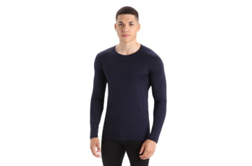 Image of Icebreaker 200 Oasis Long Sleeve Crewe - Mens, Midnight Navy, 3XL, IB1043654013XL