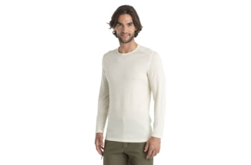 Image of Icebreaker 200 Oasis Long Sleeve Crewe - Men's, Undyed, Medium, IB104365000M