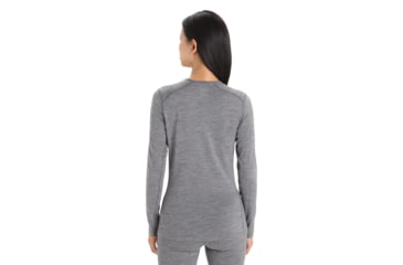 Image of Icebreaker 200 Oasis Long Sleeve Crewe - Womens, Gritstone Heather, Extra Small, IB104375013XS