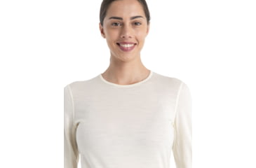 Image of Icebreaker 200 Oasis Long Sleeve Crewe - Womens, Undyed, Small, IB104375000S