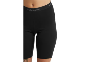 Image of Icebreaker 200 Oasis Thermal Shorts - Women's, Black, Large, IB0A59KZ001L