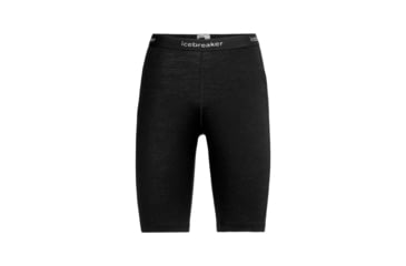 Image of Icebreaker 200 Oasis Thermal Shorts - Womens, Black, Large, IB0A59KZ001L