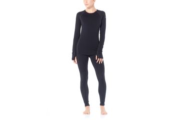 Image of Icebreaker 200 Zone Leggings, Black/Mineral, Extra Small, 104427-001-XS