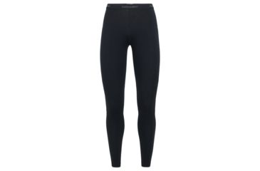 Image of Icebreaker 200 Zone Leggings - Womens, Black/Mineral, Large, 104427-001-L